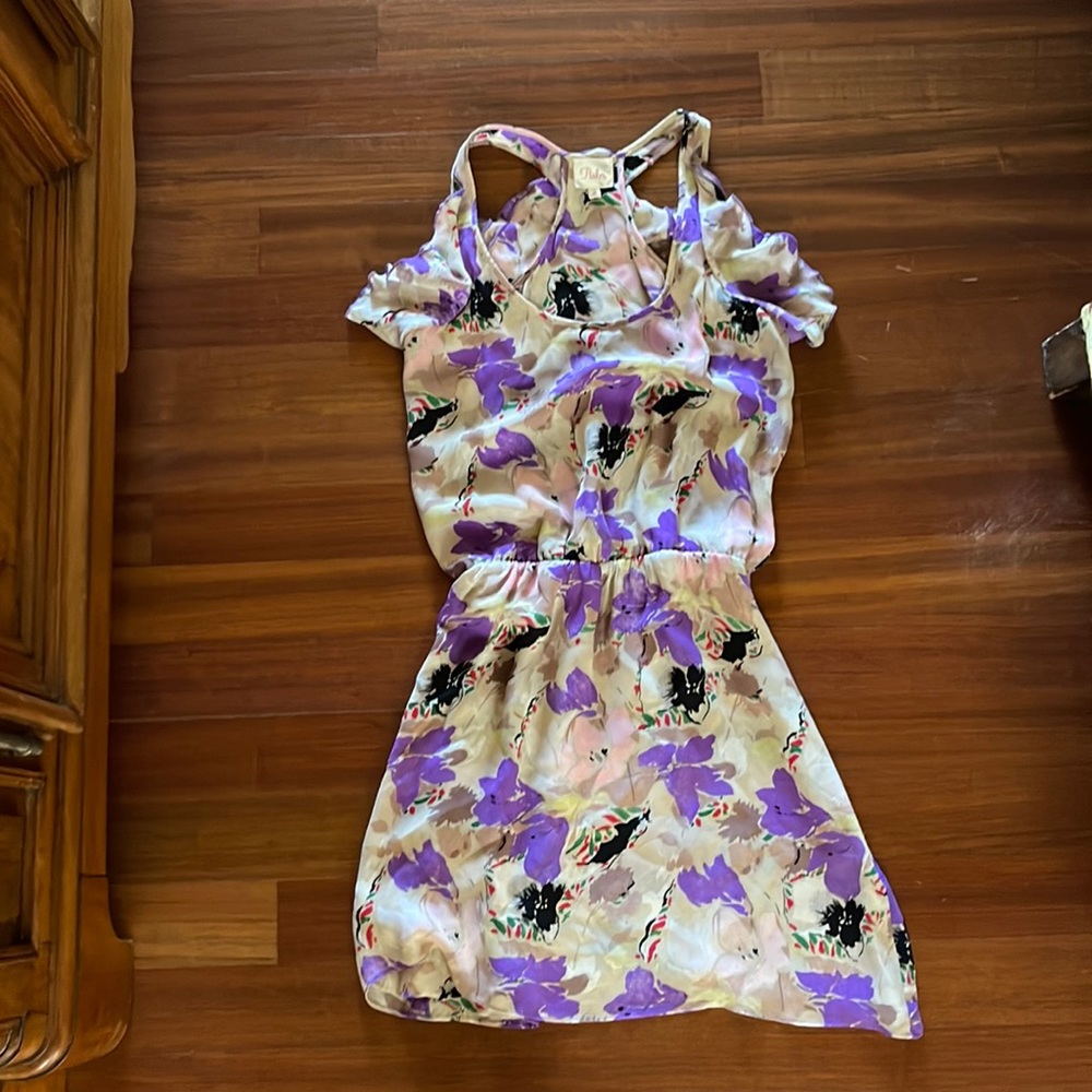 Parker halter dress with floral print size M